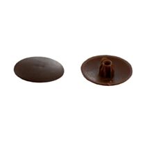 30 cache vis plastique marron foncé - INVENTIV