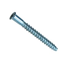 4 vis d'assemblage tête fraisée acier zingué 7x50 - INVENTIV