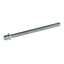 8 pattes à vis métaux 5x50 acier zingué - INVENTIV