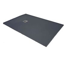 Receveur extra plat Mia 120x80x3cm Graphite Texture ardoise - INVENTIV