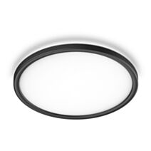 Panneau LED rétro-éclairé 1130Lm 16W Ø29,3cm noir - INVENTIV