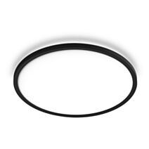 Panneau LED rétro-éclairé 1600Lm 23W Ø42cm noir - INVENTIV