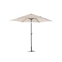 Parasol droit Ø3m aluminium beige chine - INVENTIV