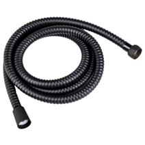 Flexible de douche noir mat inox 1,5 m - INVENTIV