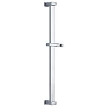 Barre de douche chromé inox Carre - INVENTIV