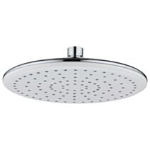 Tête de douche 20 cm Wallis ABS chromé/blanc  - INVENTIV