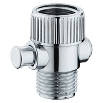 Arrêt douche poussoir chromé - INVENTIV