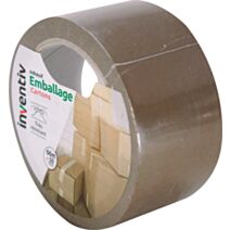 Adhésif emballage havane 66mx50mm taupe - INVENTIV