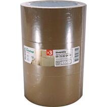 Adhésif emballage 66mx5cm taupe x3 - INVENTIV