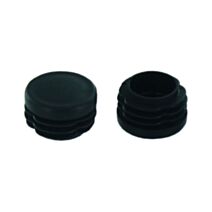 Set de 4 patins rentrants Ø20/21 mm plastique noir - INVENTIV