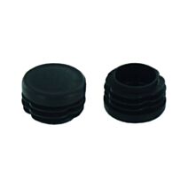 Set de 4 patins rentrants Ø20/21 mm plastique noir - INVENTIV