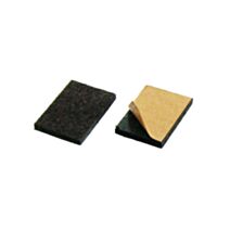 8 patins feutre adhésifs 15x45mm marron - INVENTIV