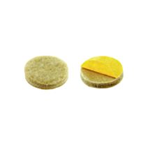 Set de 12 patins superfeutre Ø22 mm beige - INVENTIV