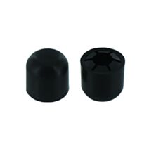 4 patins enveloppants ajustables plastique Ø10mm-14 noir - INVENTIV