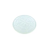 1 butée de poignée adhésive plastique Ø60mm transparente - INVENTIV