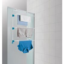 Séchoir à suspendre 3 étages 11m blanc/bleu - INVENTIV