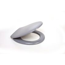 Abattant WC Thermodur Slowclip Inox Gris - INVENTIV