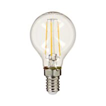 3 ampoules Filament LED P45 Transparent E14 470Lm 40W 2700K Blanc chaud - INVENTIV