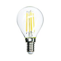 3 ampoules Filament LED P45 Transparent E14 470lm 40W 4000K Blanc neutre - INVENTIV