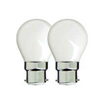 Ampoules Filament LED P45 Opaque culot B22 806Lm 60W 4000K Blanc neutre - INVENTIV