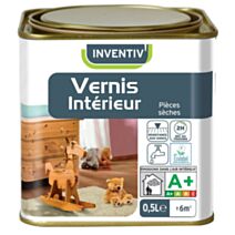 Vernis boiserie intérieure 0.5L incolore - INVENTIV