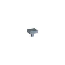 Bouton meuble Contemporain Chromé Mat Zamak 30x30x24mm - B BEAUTY