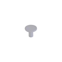 Bouton meuble Contemporain Zamak Blanc ø25mm h21mm - B BEAUTY