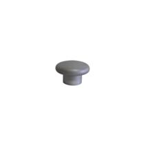 Bouton meuble enfant Céramique Mat Chromé ø33mm h25mm - B BEAUTY