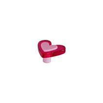 Bouton meuble New Résine Rose L42mm - B BEAUTY