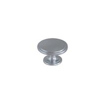 Bouton meuble New Zamak Mat Chromé ø38mm h26 mm - B BEAUTY