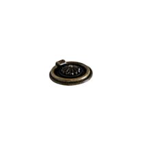 Bouton meuble Style Zamak Laiton Antique Vernis ø37mm h9mm - B BEAUTY
