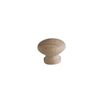Bouton de meuble classique hêtre brut Ø30 - B BEAUTY