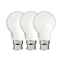 3 Ampoules Filament LED A60 B22 806lm 4000K Blanc neutre - INVENTIV