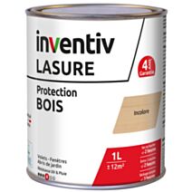 Lasure 4 ans Chêne Foncé 1L - INVENTIV