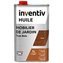 Huile mobilier extérieur teck 1 L - INVENTIV