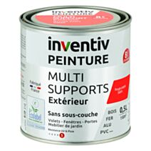 Peinture Extérieure Bois Fer Plastique Rouge Peps Satiné 0,5L - INVENTIV