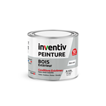 Peinture Extérieure Bois 10 ans Blanc Satin 0,125L - INVENTIV
