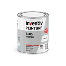 Peinture Extérieure Bois 10 ans Blanc Satin 0,5L - INVENTIV
