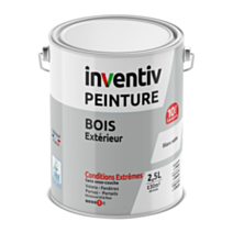Peinture Bois blanc satin 2,5L - INVENTIV