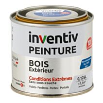 Peinture Extérieure Bois 10 ans Bleu De Bretagne Satin 0,125L - INVENTIV