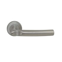 Poignées de porte sur rosaces Rome inox - B BEAUTY