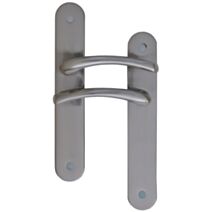 Poignées de porte bec de cane Tedy aluminium - MR BRICOLAGE