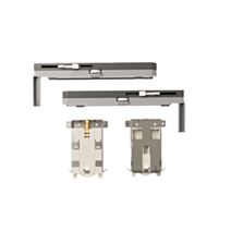 2 support sous-pente pour porte de placard coulissante - INVENTIV