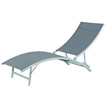 Bain de soleil acier/tixline Caro gris - INVENTIV