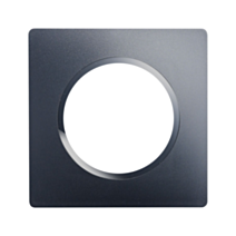 Plaque 1 Poste Eclipse Anthracite - INVENTIV