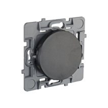 Bouton poussoir Eclipse noir - INVENTIV