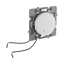Bouton poussoir Eclipse lumineux blanc - INVENTIV