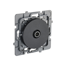 Prise TV Eclipse noir - INVENTIV