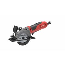 Mini scie circulaire 120mm 750W rouge noir - INVENTIV