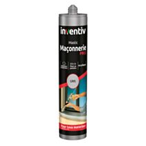 Mastic Maçonnerie Pro gris 300 mL - INVENTIV